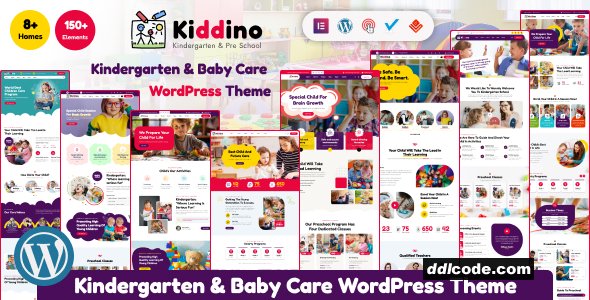 Kiddino - Kids, School & Kindergarten WordPress Theme