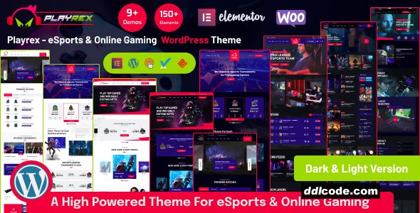 Playrex - eSports & Gaming WordPress Theme