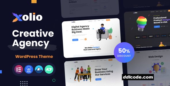 Xolio - Creative Agency & Portfolio WordPress Theme