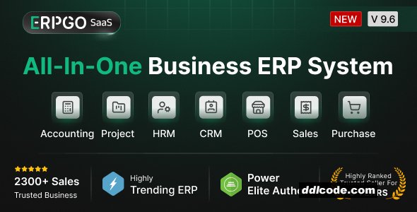 ERPGo SaaS - All-In-One Business ERP System