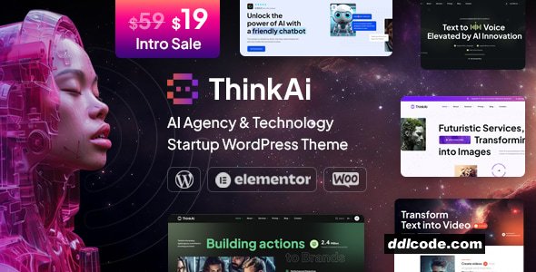 Think AI - AI Startup & Technology WordPress Theme