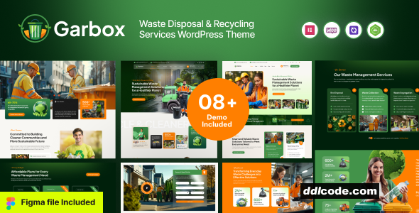 Garbox - Waste Disposal & Recycling WordPress Theme