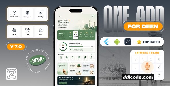 Zabi - Islamic Flutter & Android iOS App