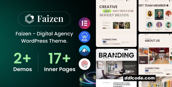 Faizen - Digital Agency WordPress Theme