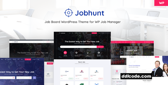 Jobhunt - Job Board WordPress theme for WP Job Manager