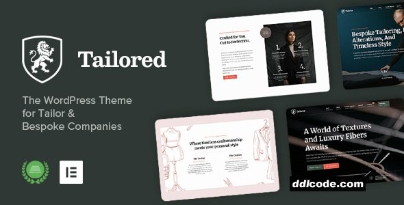 Tailored - Tailoring & Fashion WordPress Theme