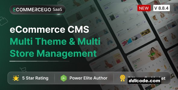 eCommerce CMS SaaS – Multi-Store eCommerce Management & Order Processing System