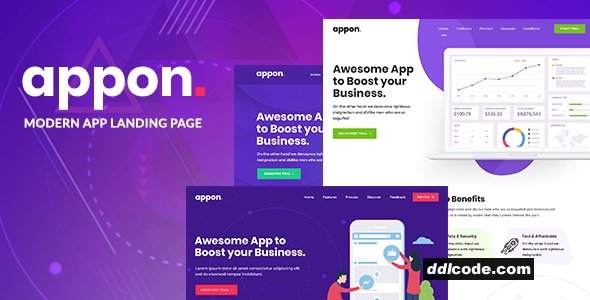 Appon - App & SaaS Software Theme