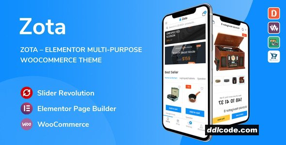 Zota - Elementor Multi-Purpose WooCommerce Theme