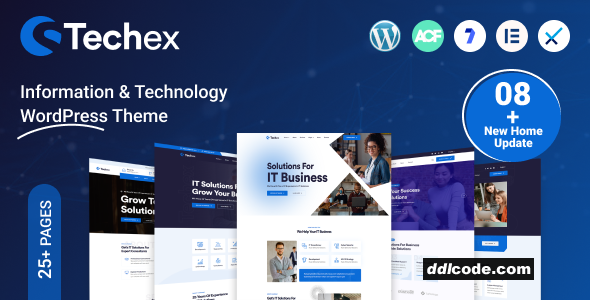 Techex - IT Solutions & Technology WordPress Theme