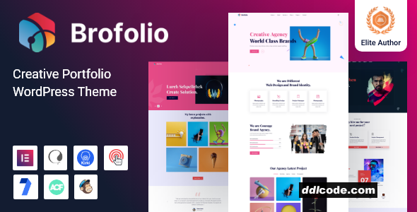 Brofolio – Creative Portfolio WordPress Theme