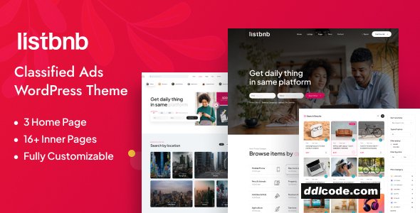Listbnb - Classified Ads WordPress Theme