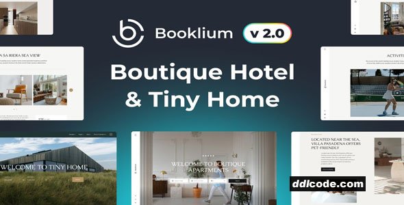 Booklium - Transform Your B&B Business with Multipurpose WordPress Theme