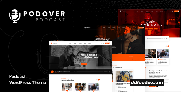 Podover - Podcast Wordpress Theme