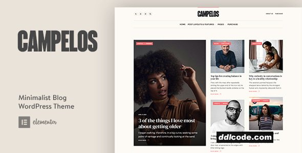 Campelos - A Beautifully Crafted Blog WordPress Theme