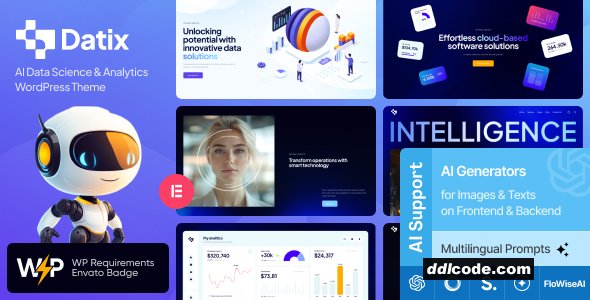 Datix - AI Projection, Data Science & Analytics WordPress Theme