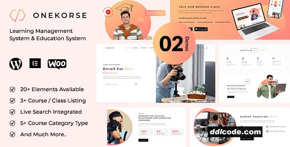 Onekorse - LMS Education Theme