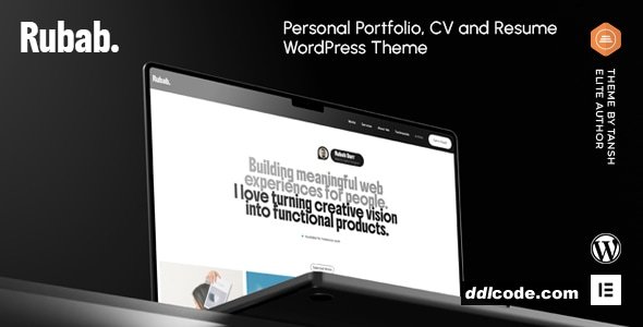 Rubab - Personal Portfolio WordPress Theme