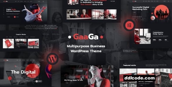Gaaga - Creative Agency Theme