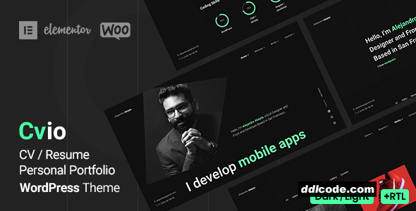 Cvio - Personal Portfolio WordPress Theme
