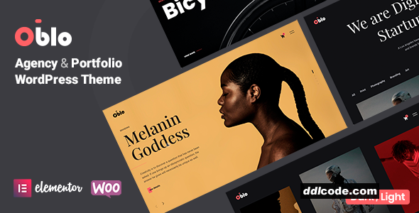 Oblo - Creative Agency Portfolio WordPress Theme