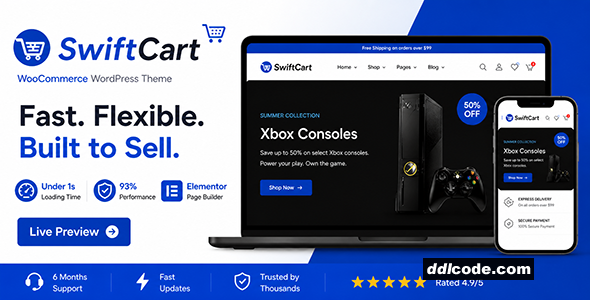 SwiftCart - Multipurpose WooCommerce WordPress Theme