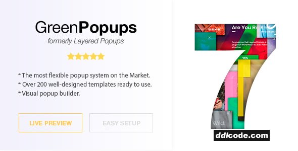 Green Popups (formerly Layered Popups)