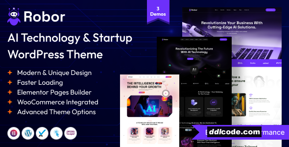 Robor - AI and Automation Integration WordPress Theme