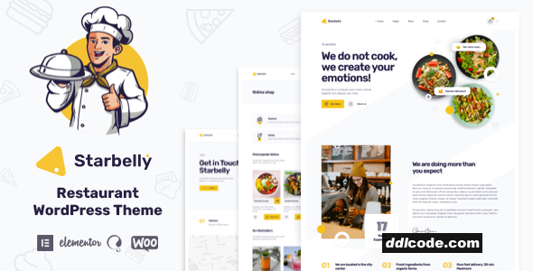 Starbelly - Fast Food Delivery & Restaurant Theme