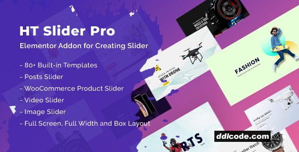 HT Slider Pro For Elementor