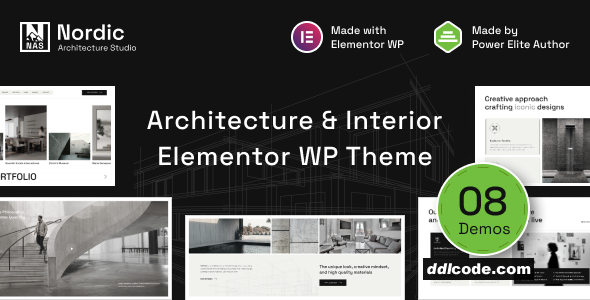 Nordic - Architecture & Interior Design WordPress Theme