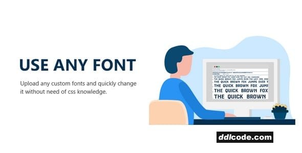 Use Any Font Pro - Custom Font Uploader
