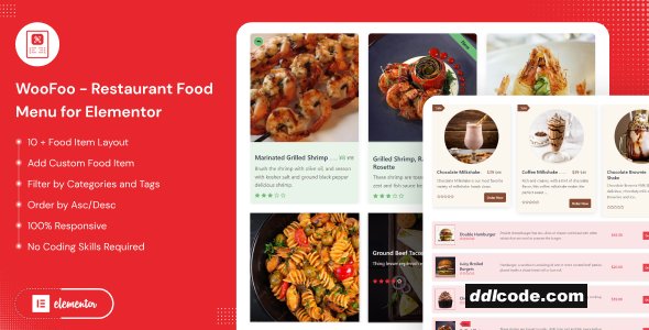 WooFoo - Restaurant Food Menu for Elementor