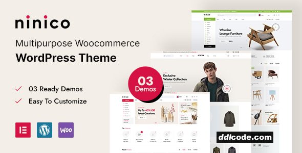 Ninico - Minimal WooCommerce WordPress Theme