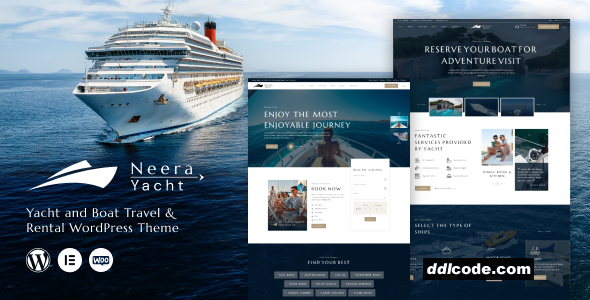 Neera - Yacht, Boat Travel & Rental WordPress Theme