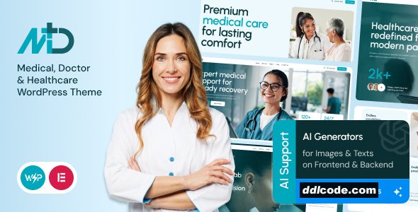 MD - Medical, Doctor & Healthcare WordPress Theme