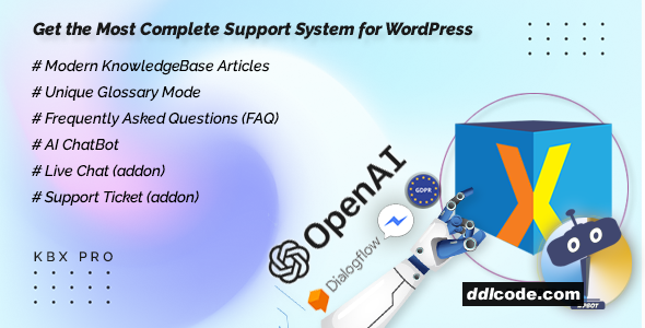 KnowledgeBase, Glossary, FAQ, HelpDesk ChatBot with ChatGPT