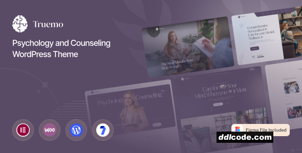 Truemo - Psychology and Counseling WordPress Theme