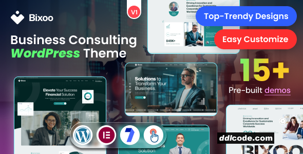 Bixoo - Business Consulting WordPress Theme