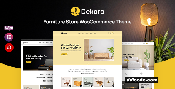 Dekoro - Furniture Store WooCommerce Theme