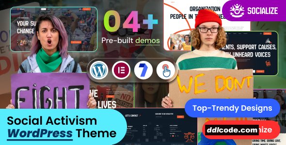 Socialize - Social Activism & NGO WordPress Theme