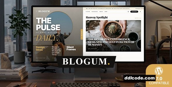 Blogum - Newspaper, Blog & Magazine WordPress Theme
