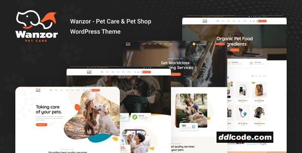 Wanzor - Pet WordPress Theme