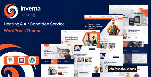 Inverna - Heating & Air Condition Service WordPress Theme
