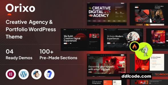 Orixo - Creative Agency & Portfolio WordPress Theme