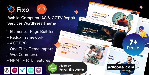 Fixo - Mobile Phone, Computer Repair & Electronics Service WordPress Theme