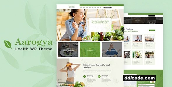 Aarogya - Nutrition & Dietitian WordPress Theme