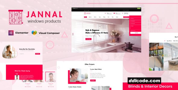 Jannal - Curtains & Doors WordPress Theme