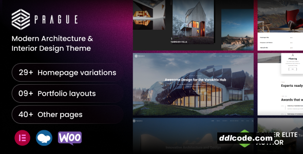 Prague - Architecture WordPress Theme