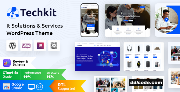 Techkit – Technology & IT Solutions WordPress Theme